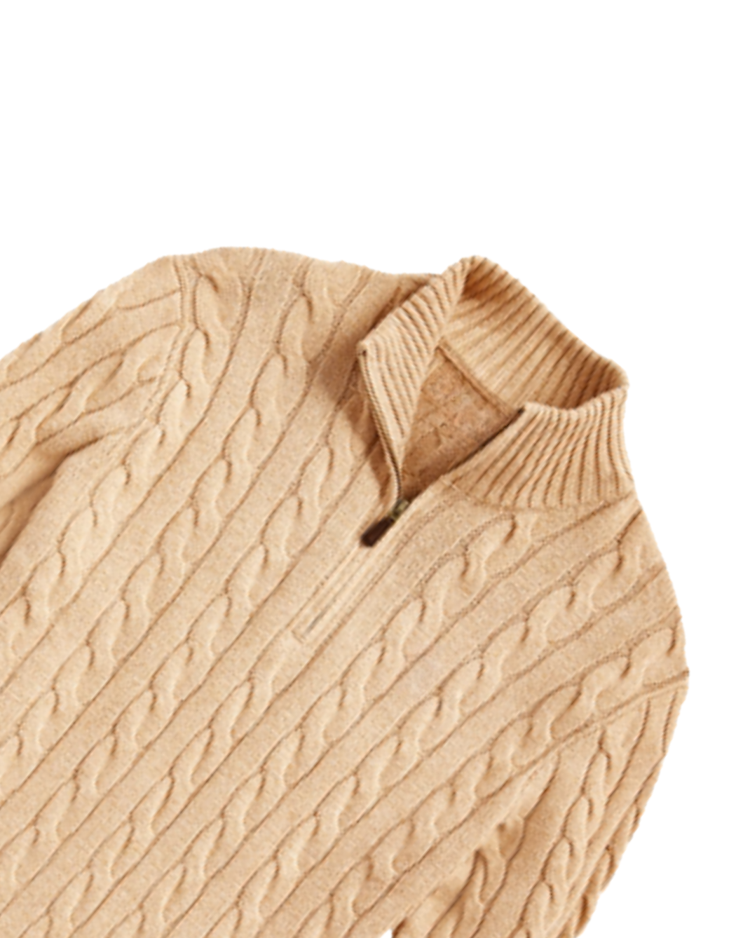 Quarter-Zip Cotton Knit